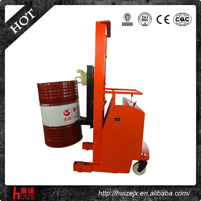 半電動配重油桶車（無底腿，只堆垛，不翻轉）