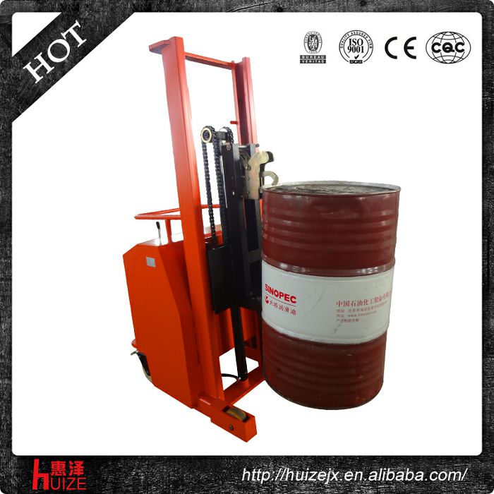 半電動配重油桶車（無底腿，只堆垛，不翻轉）3